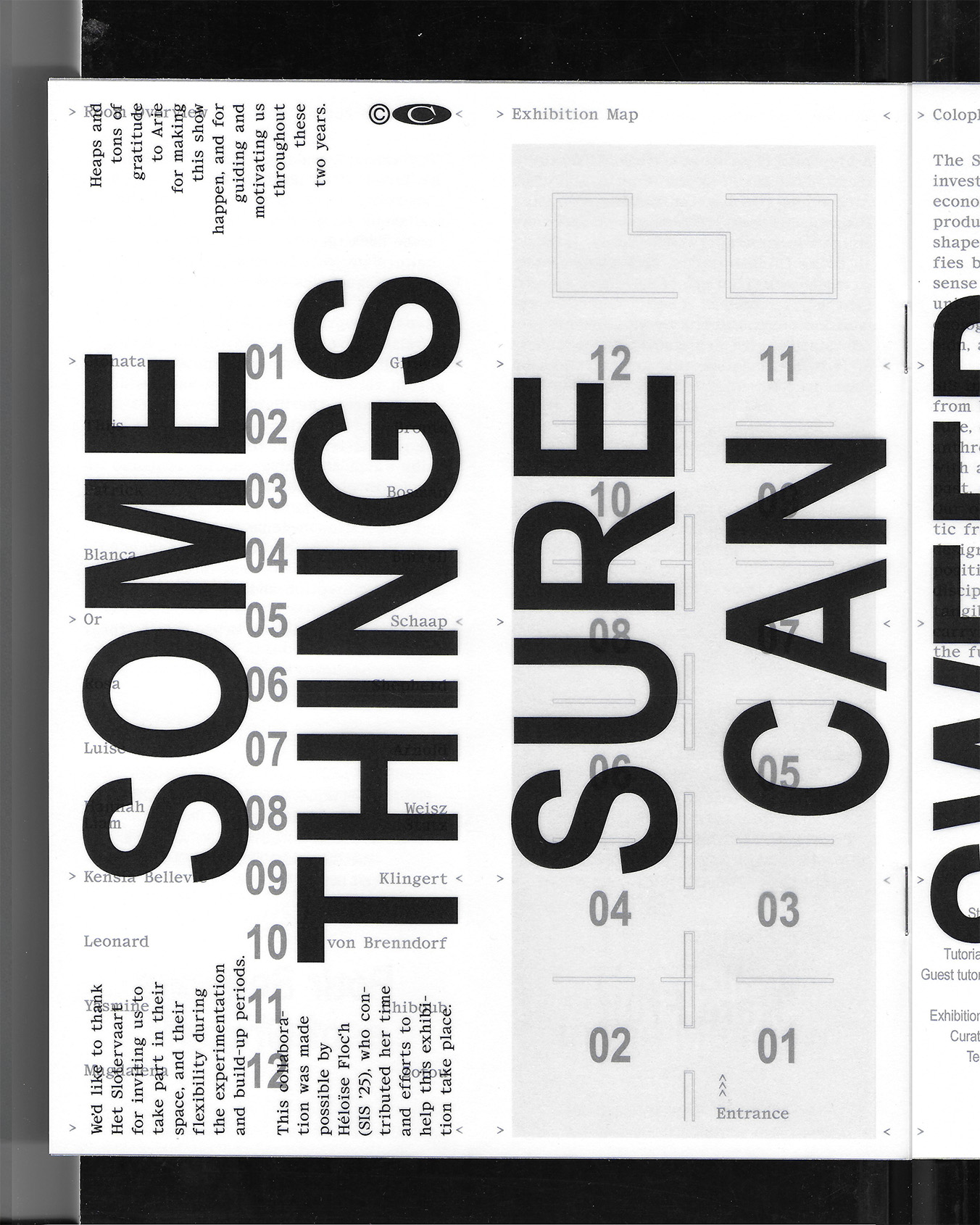 Graduation Show: Studio for Immediate Spaces